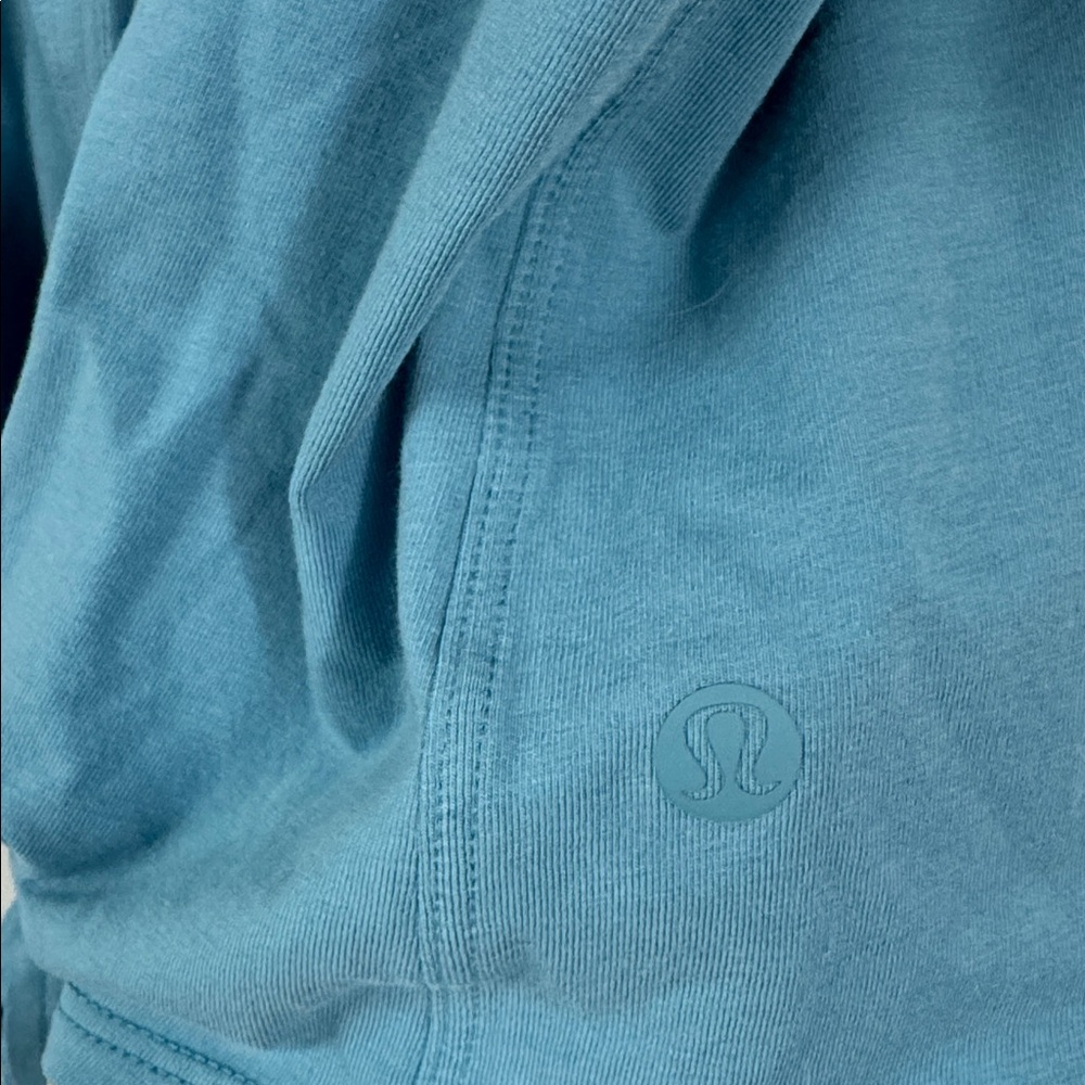 Lululemon Teal Tie Front Tank Size 6 - Picture 4 of 4